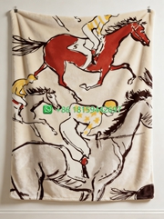 Hermes Throw Blankets